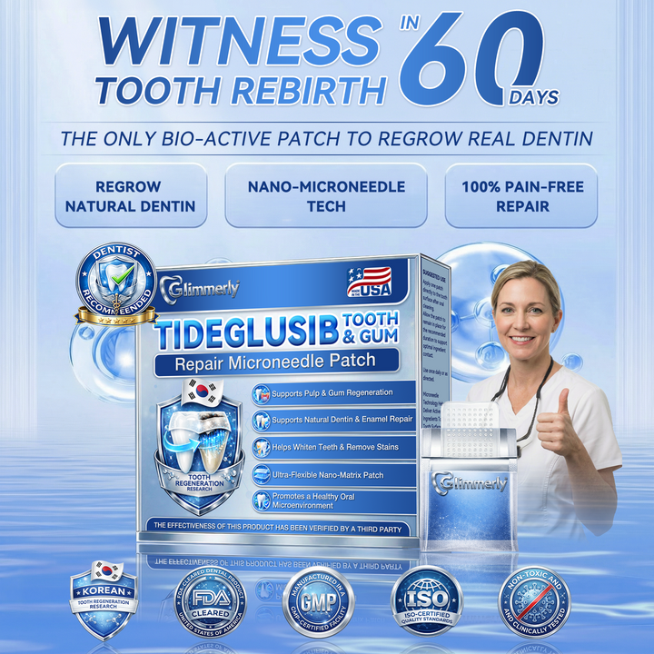 The AuraGlimmer Regeneration Patch — Advanced Tooth &amp; Gum Repair + 50 % OFF