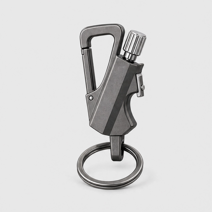 Anvil™ – Stormproof Permanent Match Keychain – Waterproof Flint Lighter with Bottle Opener &amp; Carabiner + 50% OFF
