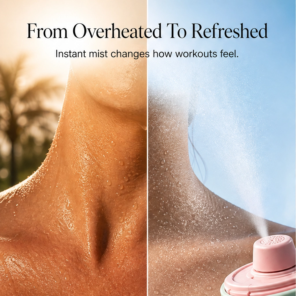 Mistara™ – 2-in-1 Cooling Mist &amp; Sip Sports Water Bottle + 50% OFF