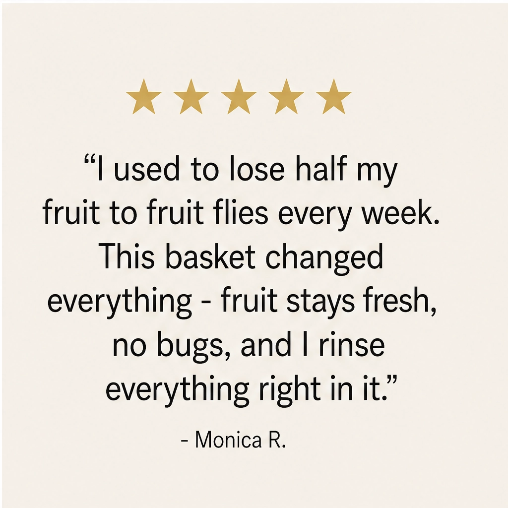 Larder™ – Breathable Mesh Fruit Basket with Dome Lid &amp; Built-In Colander + 50% OFF