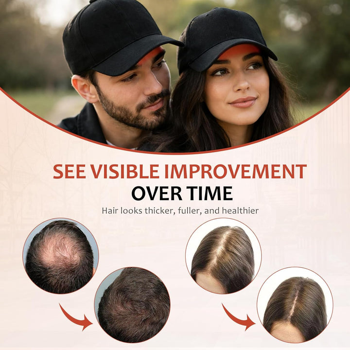 Lumora™ – 650nm Red Light Therapy Hair Growth Cap, Hands-Free &amp; Comfortable + 50% OFF
