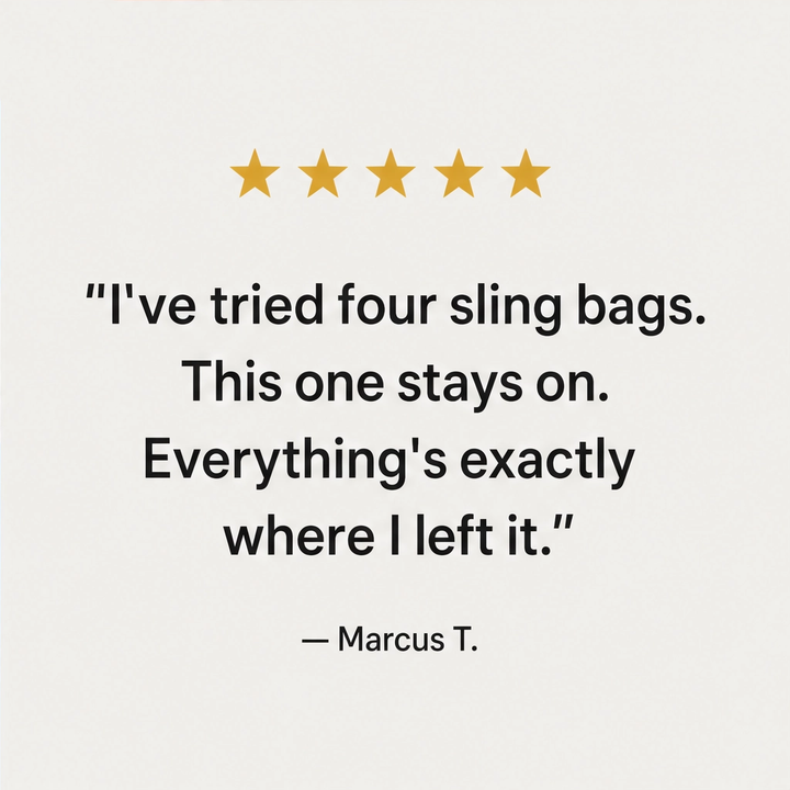 Trailspan™ – Anti-Theft Multi-Pocket Water-Resistant Sling Crossbody Bag + 50% OFF