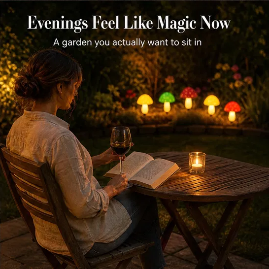 Mossglow™ – Solar-Powered Waterproof Mushroom Garden Lights + 50% OFF