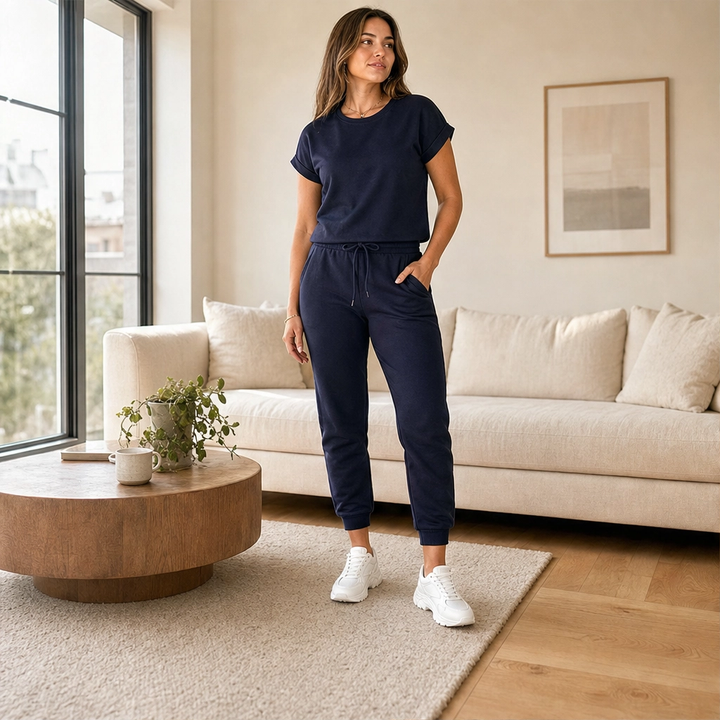 Hush™ – Soft Lounge Set with Drawstring Pants &amp; Pockets + 50% OFF