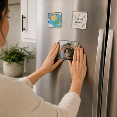 Memora™ – Clear Acrylic DIY Photo Magnets with Adhesive Backing + 50% OFF