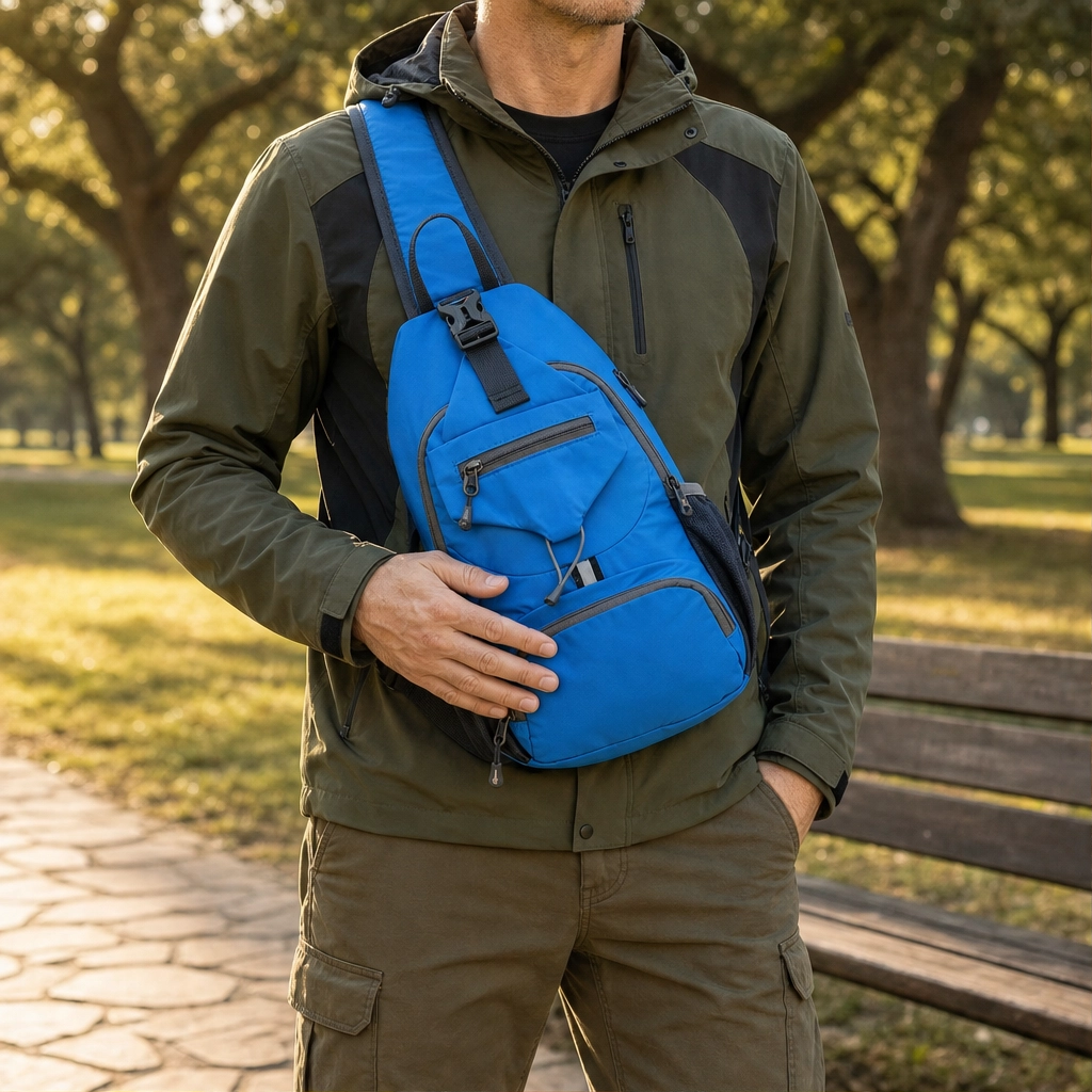 Trailspan™ – Anti-Theft Multi-Pocket Water-Resistant Sling Crossbody Bag + 50% OFF