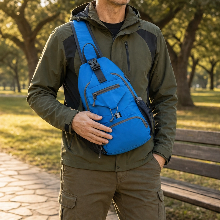Trailspan™ – Anti-Theft Multi-Pocket Water-Resistant Sling Crossbody Bag + 50% OFF