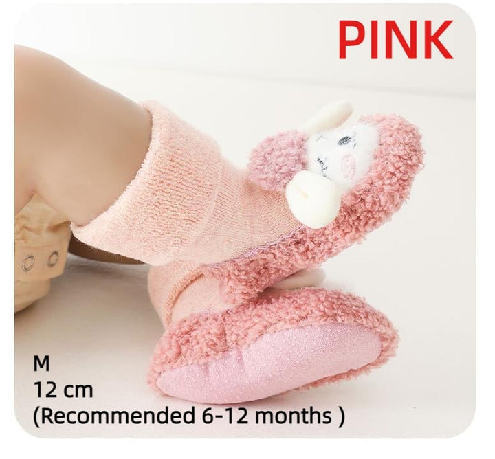 Baby Cartoon Plush Cotton Toddler Shoes – Keep Little Feet Warm, Safe &amp; Adorable – 50% OFF