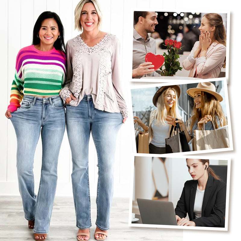 Curvelle™ – High-Stretch Tummy Control Bootcut Jeans + 50% OFF