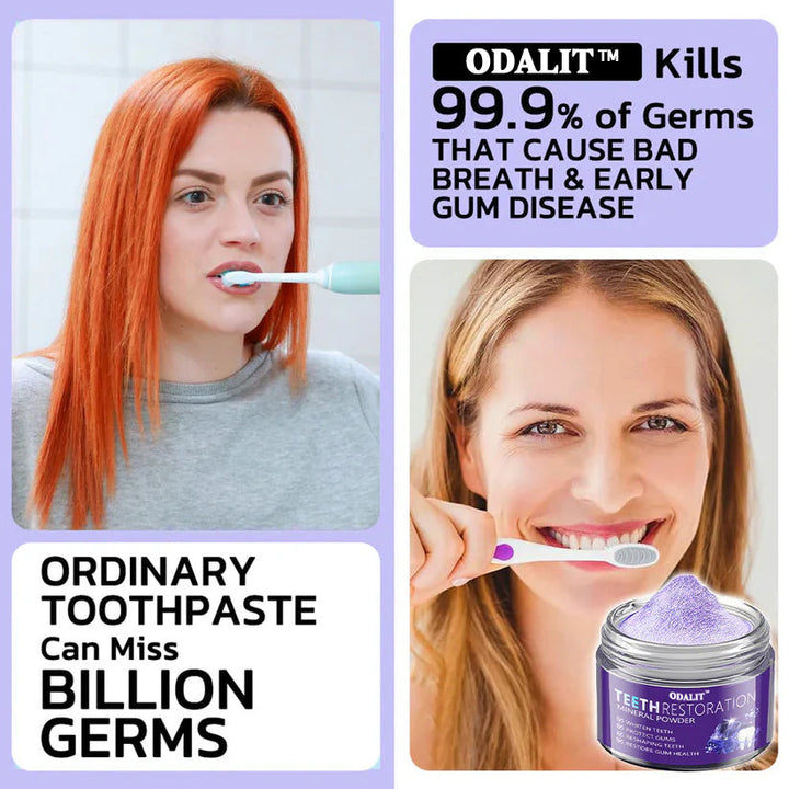 The RestoreGum Mineral Powder - Dentist-Approved, TGA Recommended for Gum &amp; Tooth Repair + 50% OFF