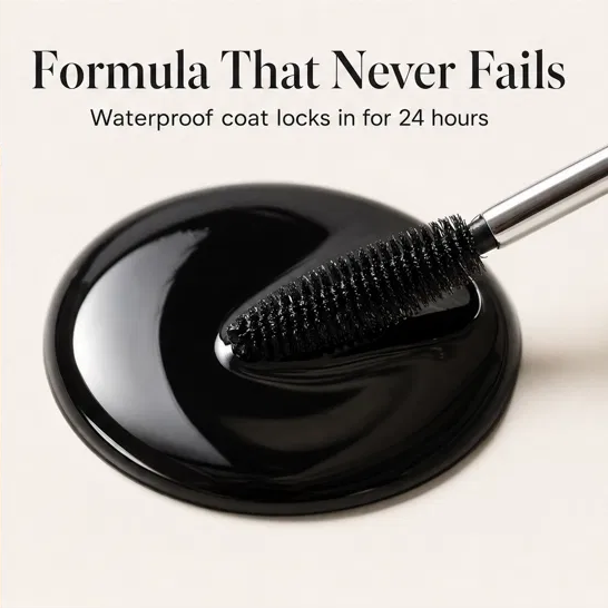 Lustrelle™ – Volumizing &amp; Curling Long-Lasting Metallic Mascara + 1+1 FREE