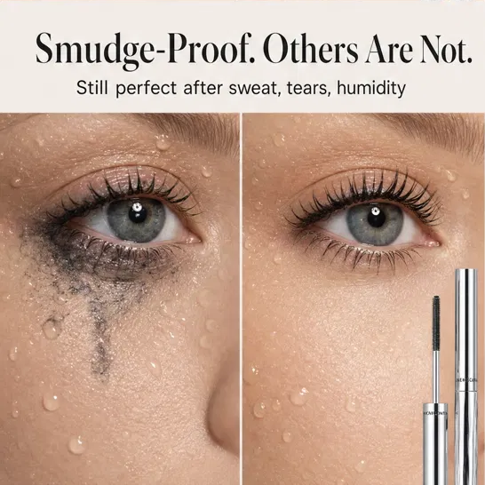 Lustrelle™ – Volumizing &amp; Curling Long-Lasting Metallic Mascara + 1+1 FREE