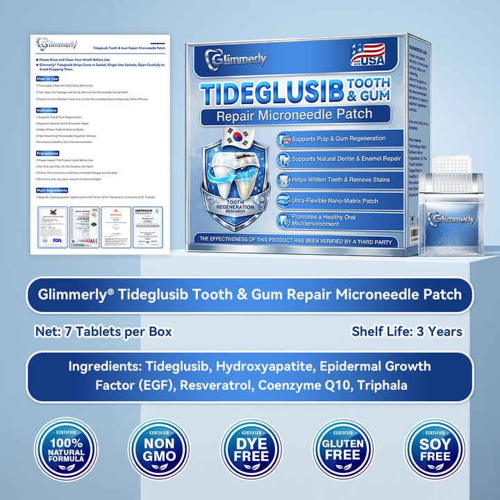 The AuraGlimmer Regeneration Patch — Advanced Tooth &amp; Gum Repair + 50 % OFF