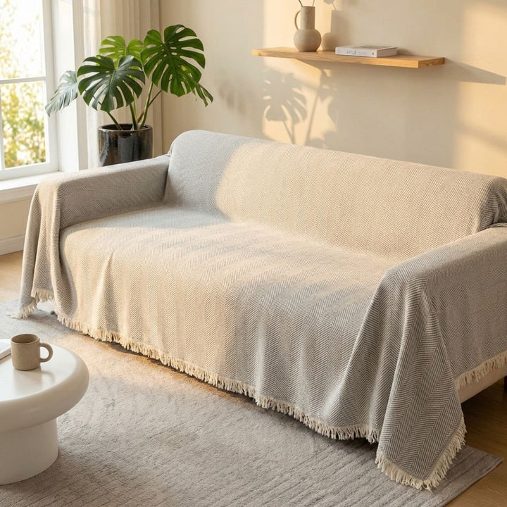 Nestwell™ – Scratch-Resistant Chenille Sofa Blanket &amp; Washable Couch Cover + 50% OFF