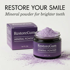 The RestoreGum Mineral Powder - Dentist-Approved, TGA Recommended for Gum & Tooth Repair + 50% OFF