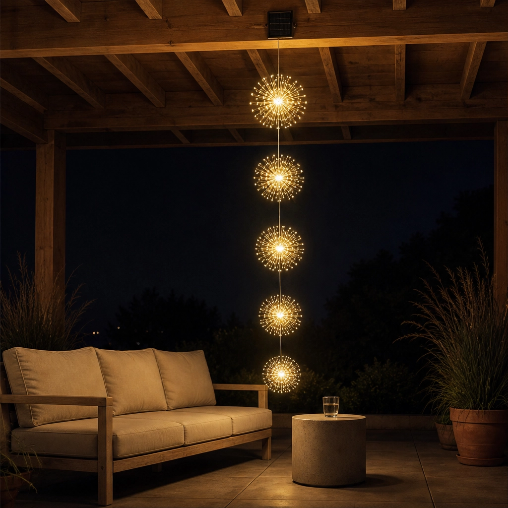 Sparkfern™ – Solar-Powered Firework String Lights for Yard &amp; Patio + 50% OFF