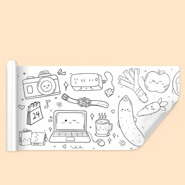 The WonderWall Drawing Roll - Screen-Free Fun, Mess-Free Walls + 50% OFF