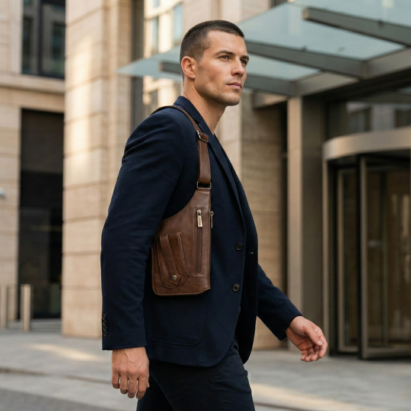 Rivett™ – Premium Leather Underarm Holster Bag + 50% OFF