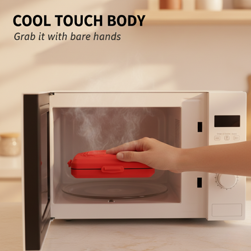 Crispwell™ – Microwave Grill &amp; Sandwich Maker for Crispy Paninis in Minutes + 50% OFF