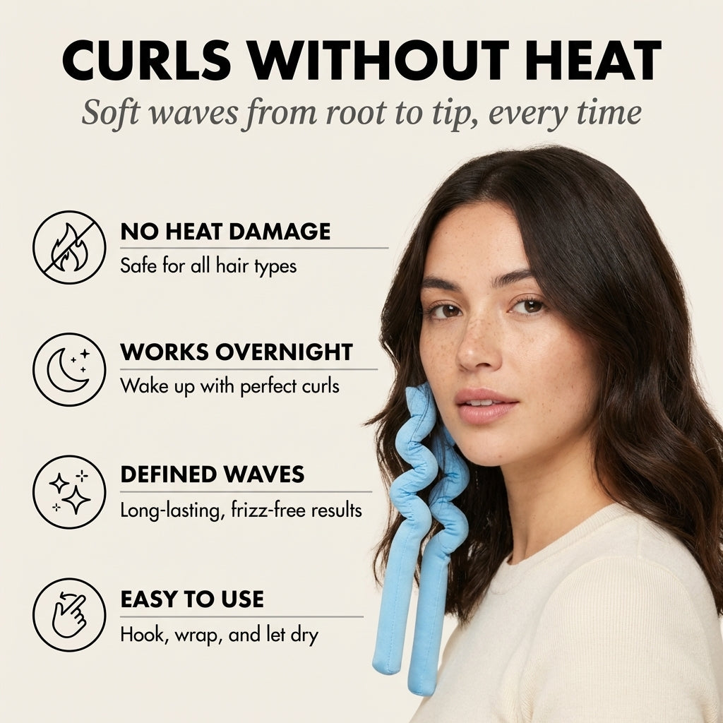 The CurlSerene Ribbons - Perfect Curls, No Heat Damage + 50% OFF