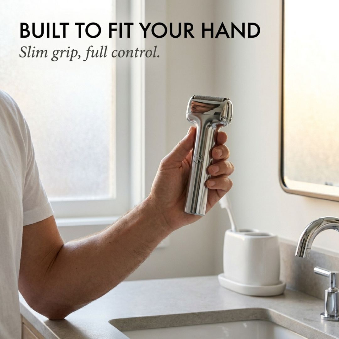 Temper™ – Wide Foil, Tilt Head &amp; IPX6 Rechargeable Electric Shaver for Men + 50% OFF