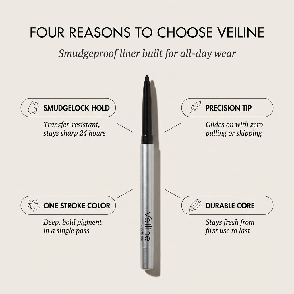 The AuraLock Eyeliner Duo - 1440-Minute Smudge-Proof, Precision Defined Eyes + 1+1 FREE