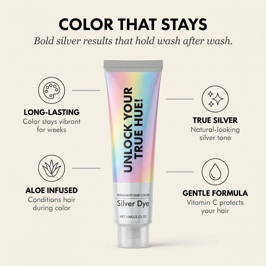 The SilverEssence Hair Colour - A Silver Tint, Without the Damage + 50% OFF