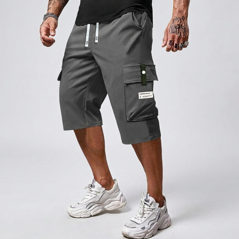 Haul™ – Elastic Drawstring Waist Cargo Shorts for Men + 50% OFF