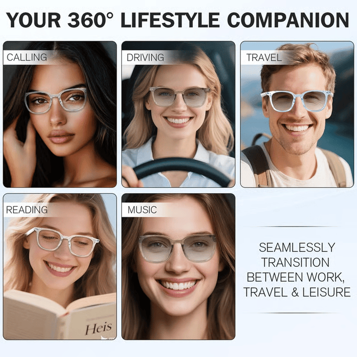 AI Interpretation Smart Glasses - Speak 160 Languages &amp; AI Chat + 50% OFF