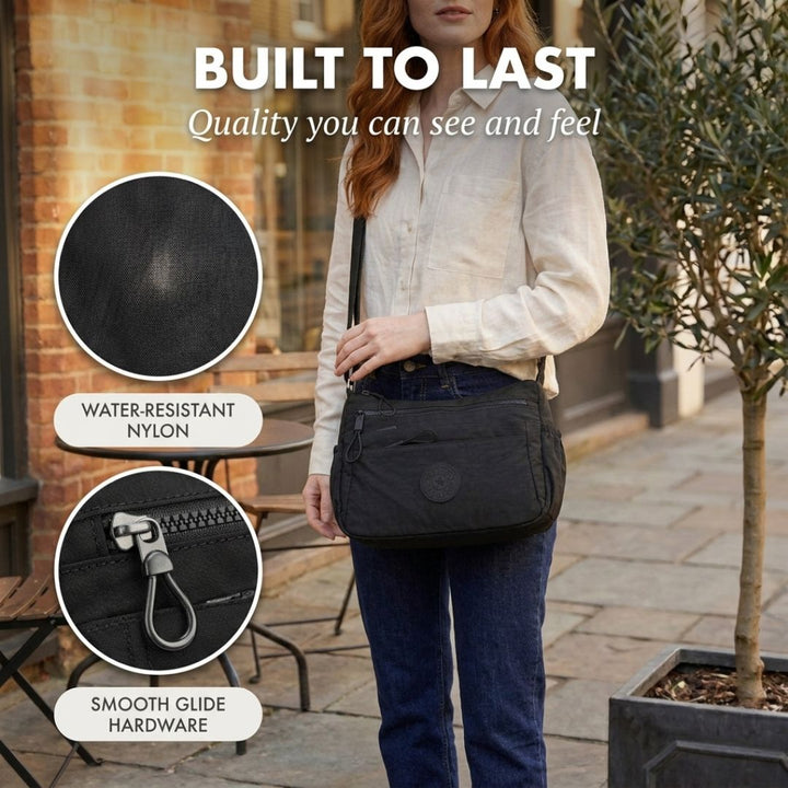 Satchell™ – Multi-Pocket Zipper Nylon Crossbody Bag for Women + 50% OFF
