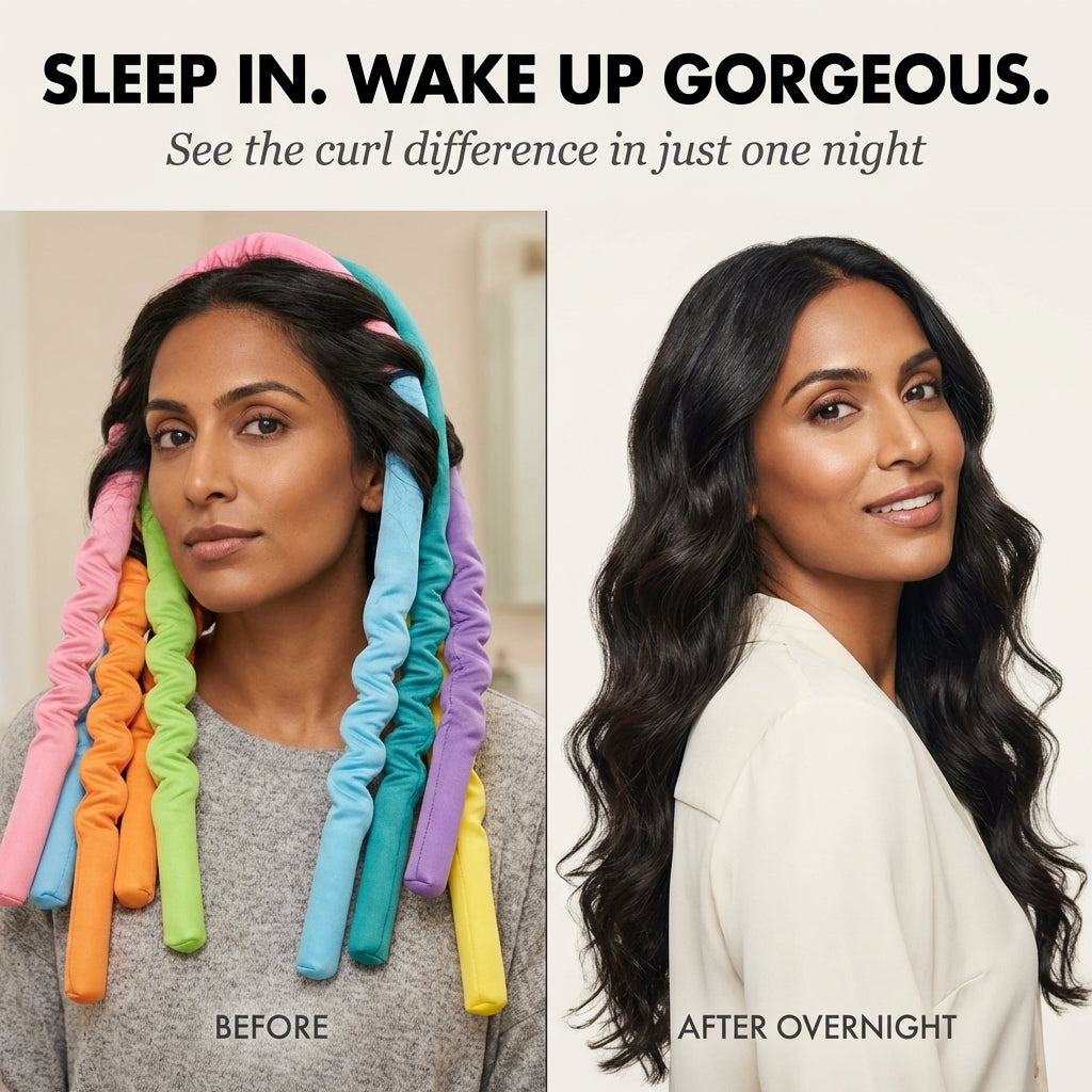 The CurlSerene Ribbons - Perfect Curls, No Heat Damage + 50% OFF