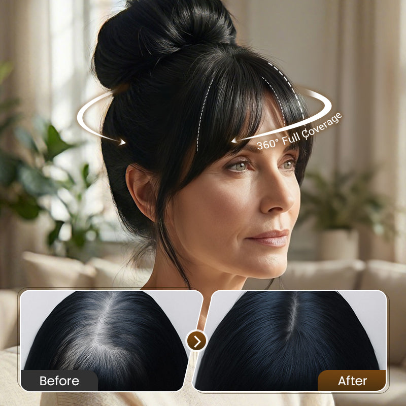The AuraSilk Seamless Hair Topper — Lightweight &amp; Invisible Confidence + 50% OFF