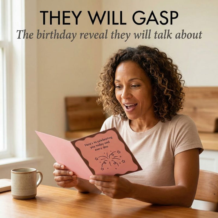 Bloomfold™ – Personalized Waterfall Birthday Gift Card Booklet, 4 Slots, Group Gift Ready + 1+ 2 FREE
