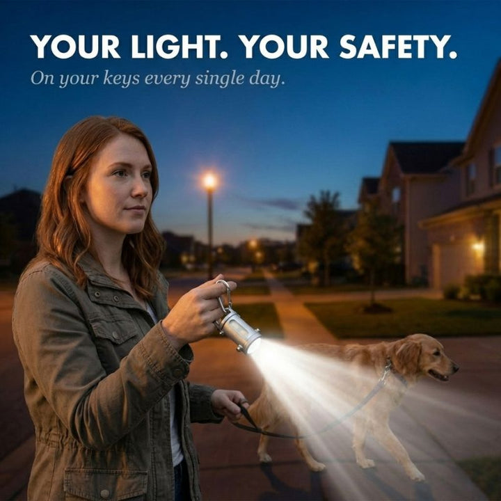Arcvolt™ – 1200LM 3-in-1 Mini Keychain Flashlight with Power Bank + 50% OFF
