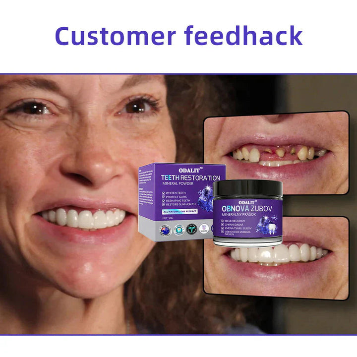 The RestoreGum Mineral Powder - Dentist-Approved, TGA Recommended for Gum &amp; Tooth Repair + 50% OFF