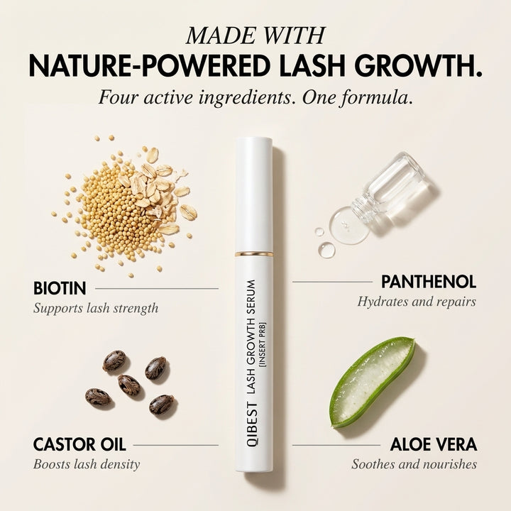 Eyelash Growth Serum - Natural Formula – 1+1 FREE 1