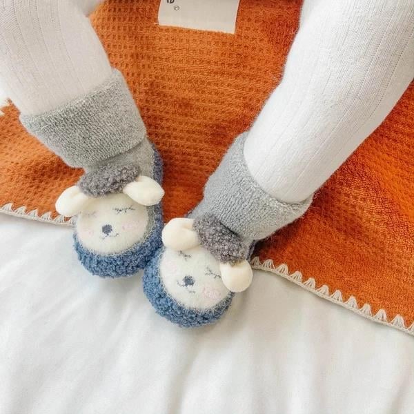 Baby Cartoon Plush Cotton Toddler Shoes – Keep Little Feet Warm, Safe &amp; Adorable – 50% OFF