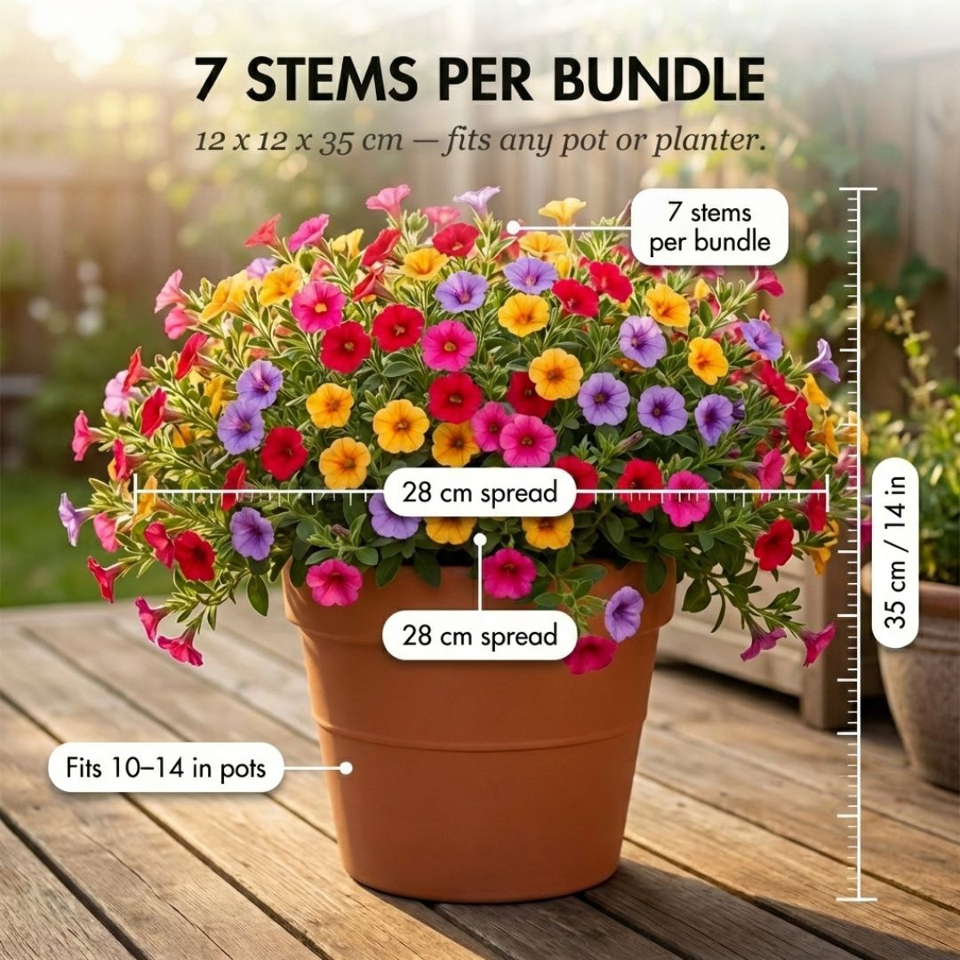 Bloomcroft™ – UV Resistant, No-Fade Colorful Artificial Outdoor Flowers + 50% OFF