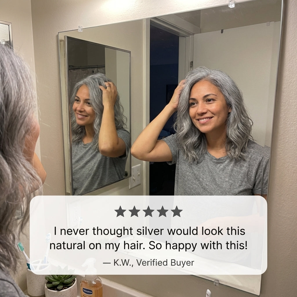 The SilverEssence Hair Colour - A Silver Tint, Without the Damage + 50% OFF