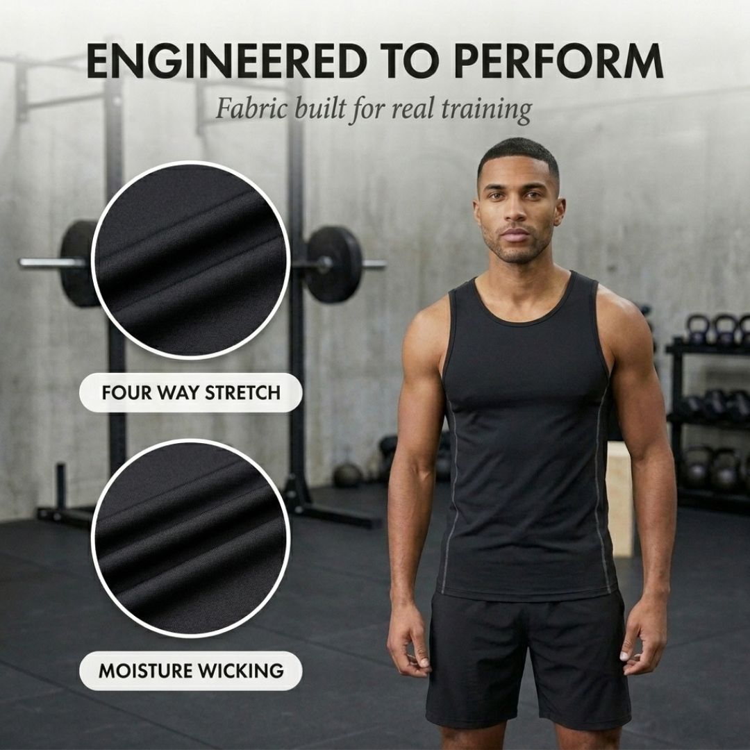 Axon™ – Moisture-Wicking Compression Training Tank Top + 50% OFF