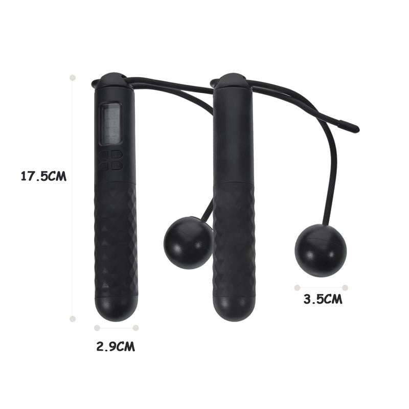 The AuraFit Smart Skipping Rope - Cordless/Rope Modes, Digital Counter, and Countdown +  50% OFF