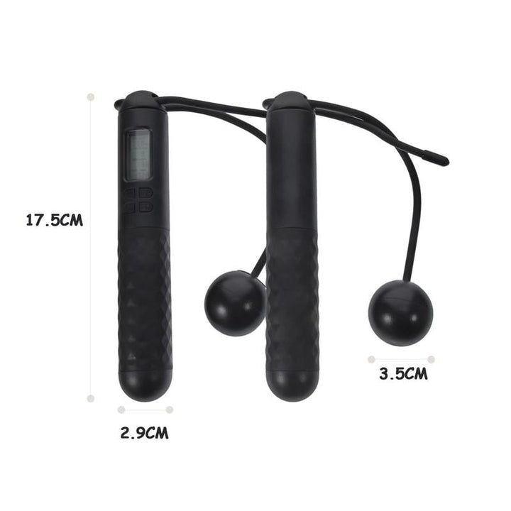 The AuraFit Smart Skipping Rope - Cordless/Rope Modes, Digital Counter, and Countdown +  50% OFF