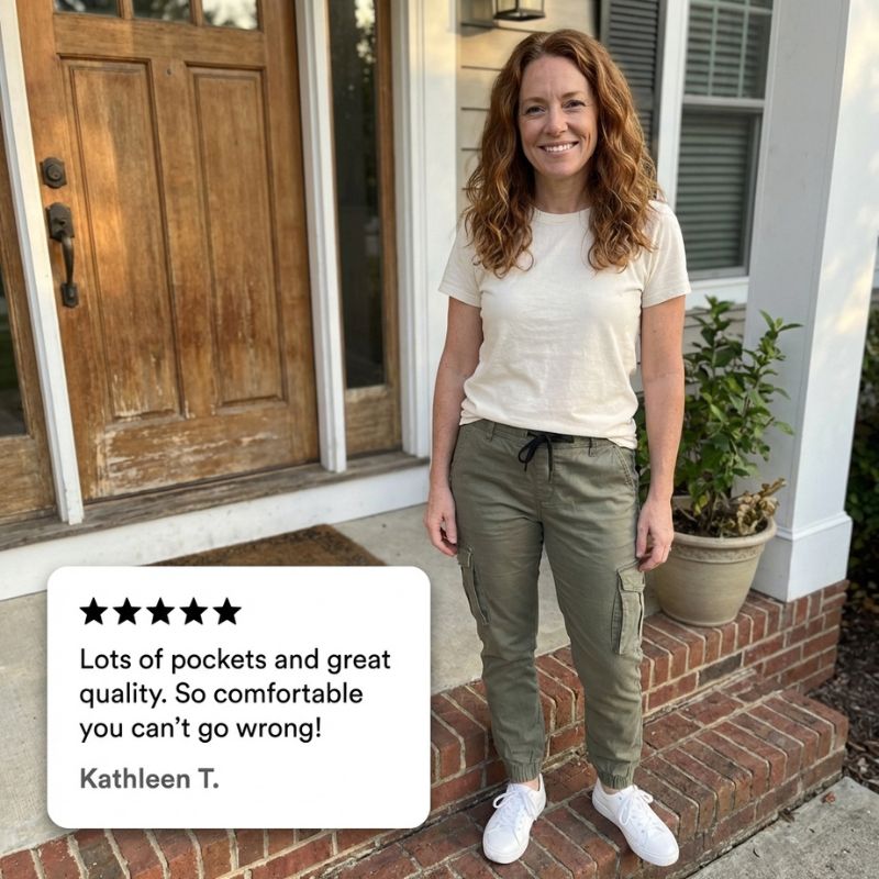 Terrova™ – Flattering Multi-Pocket Cargo Jogger Pants for Women + 50% OFF