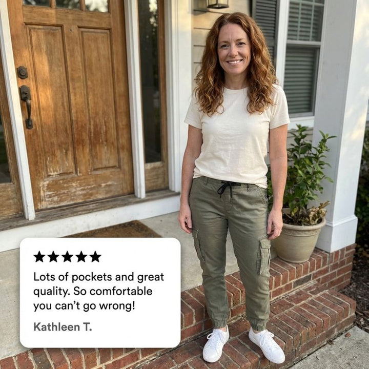 Terrova™ – Flattering Multi-Pocket Cargo Jogger Pants for Women + 50% OFF