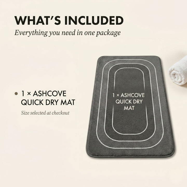 Ashcove™ – Non-Slip Super-Absorbent Quick-Dry Bath &amp; Kitchen Mat + 50% OFF
