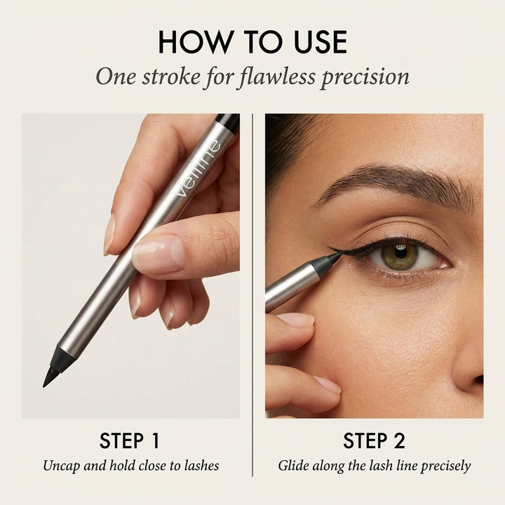 The AuraLock Eyeliner Duo - 1440-Minute Smudge-Proof, Precision Defined Eyes + 1+1 FREE