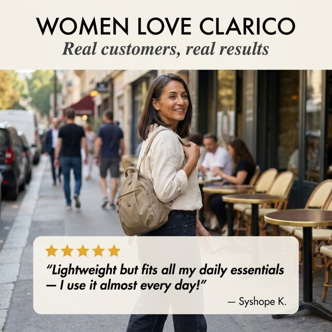Clarico™ – Anti-Theft 3-in-1 Convertible Tote Bag | Waterproof, Hidden Pockets &amp; Adjustable Straps + 50% off