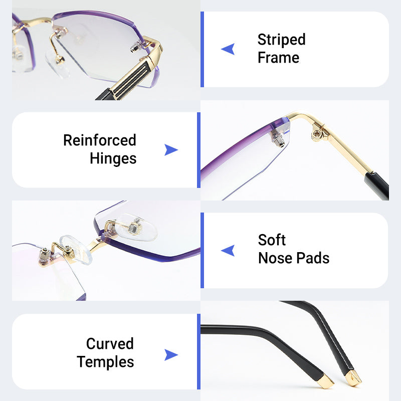 Optera™ – Anti-Blue Light Progressive Multifocal Reading Glasses + 50% OFF