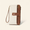 Clasp™ – RFID Blocking Retro Color-Block Women's Tri-fold Wristlet Wallet + 50% OFF
