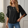 Fleurette™ – Ruffle Sleeve 3/4 Blouse for Women | Relaxed Fit | + 50% OFF